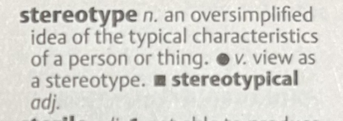 To think that sex and gender are the same thing?