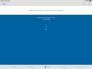 Watching and I'm On?