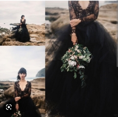 Help me find a black wedding dress? 