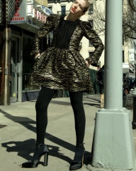 What do you wear on your legs with a short dress