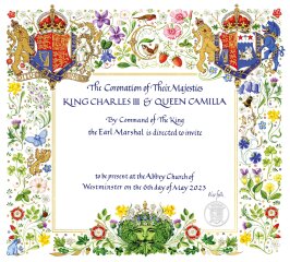 Invitations are out! And new photo of the King and Queen 