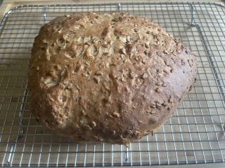 Bread dough sticks to the board even after 10 minutes kneeding