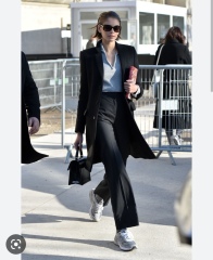 DH saying black suit + sneakers is not smart enough