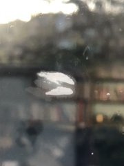 Weirdness inside double glazing