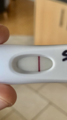 Very faint positive or evap/indent? 