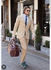 DH saying black suit + sneakers is not smart enough