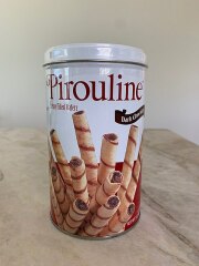 Chocolate tea straw