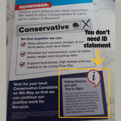 To ask what stops you voting for the tories ?