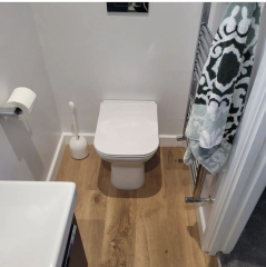 Long & very narrow en-suite 