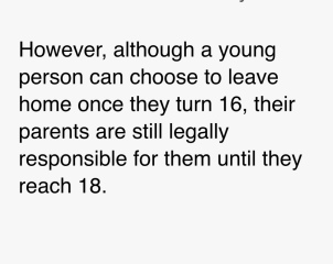 Child announced they are changing schools and moving to love with wealthy relatives 250 miles away. 