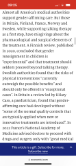 “The evidence to support medicalised gender transitions in adolescents is worryingly weak”