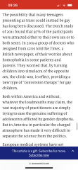 “The evidence to support medicalised gender transitions in adolescents is worryingly weak”