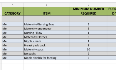 October - into the second trimester!