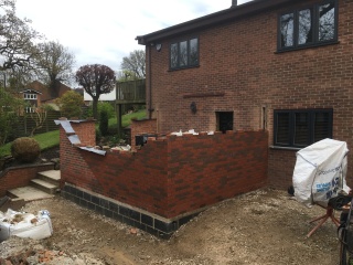 Self build extension 