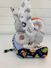 Quilt from baby clothes