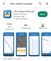 An app to track weight loss with a weekly average? 