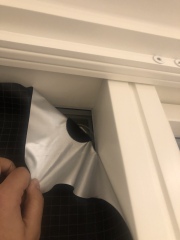 Blackout blinds + existing shutters