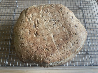 Bread dough sticks to the board even after 10 minutes kneeding