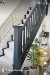 What shall I do with the bannisters? Something brave? 