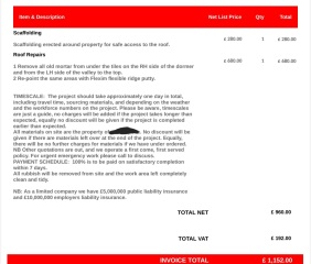 Advice needed regarding rood leak 