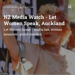 NZ Media Watch - Let Women Speak, Auckland + Twitter Blue Ticks