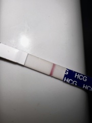 Faint line?