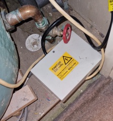 Radiators heating when room thermostat is turned down