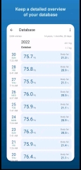 An app to track weight loss with a weekly average? 