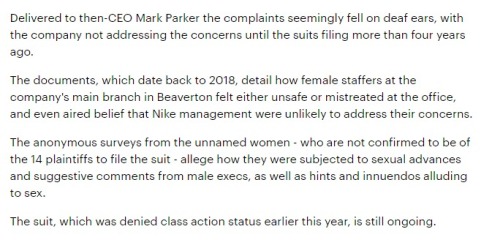 Nike choose Dylan Mulvaney to promote womens sportswear range.