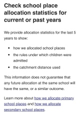 Do all local authorities publish admissions allocation data or do you sometimes have to request it?