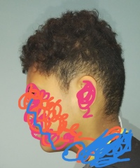 I've cut my son's hair. 