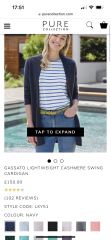 Navy cardigan