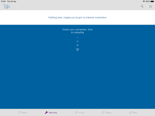 Watching and I'm On?