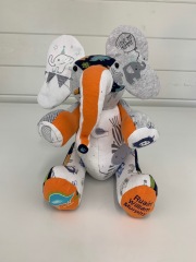 Quilt from baby clothes