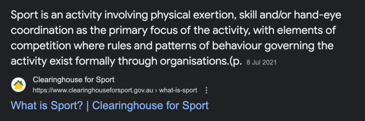 Children should be encouraged to stay in sport?