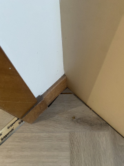 To ask the fitters to stop fitting my floor today