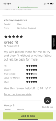 Do you think it is ok for men to post sexualised reviews of women's knickers on M&S website?