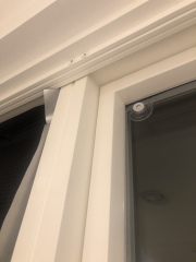 Blackout blinds + existing shutters