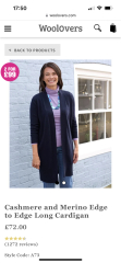 Navy cardigan