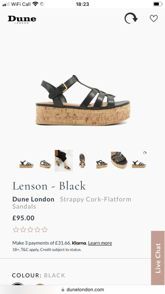 Flexible flatform or wedge sandals 
