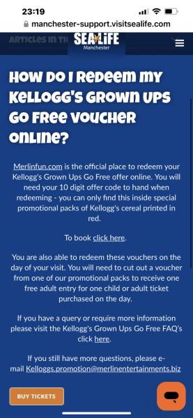 To think lost Kellogg's voucher will be ok?