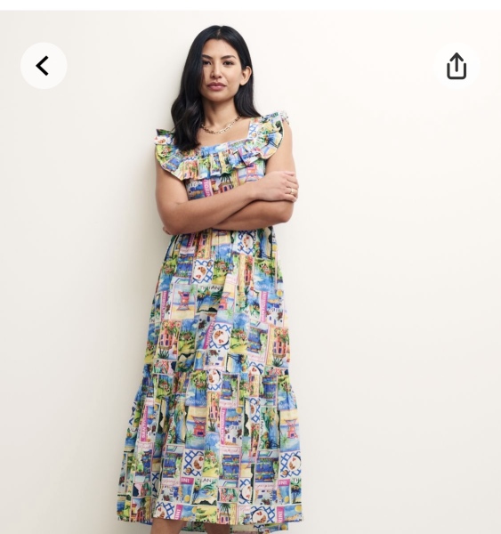 Can you identify the dress worn by Thea Rogers 
