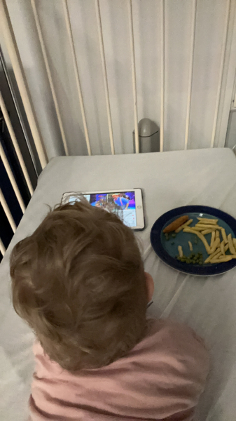 To take laughing toddler to A&E?