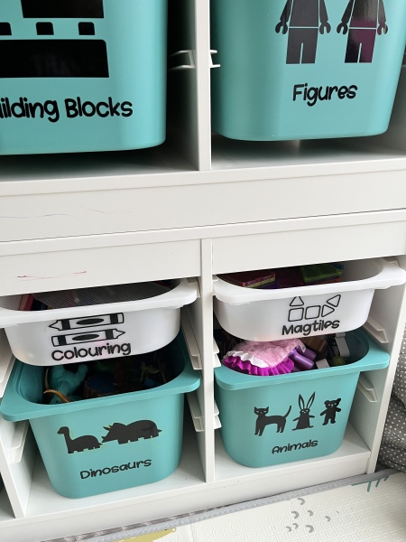 To be overwhelmed with toys in a small house?