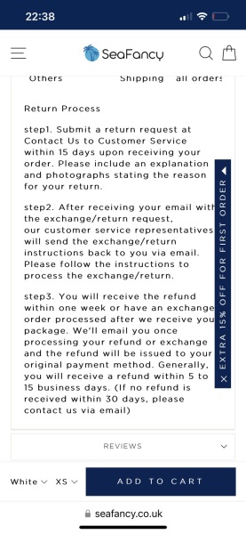 Please can anyone tell me whether this company offer free returns?