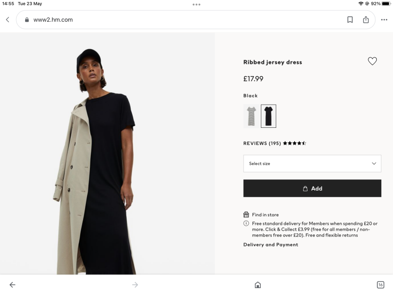 Summer dress for size 16-18