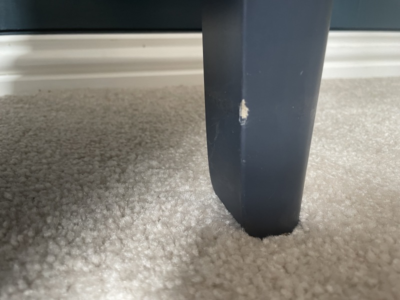 Just noticed Eufy has damaged (expensive) table legs!