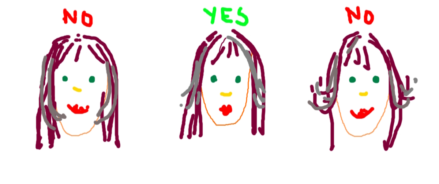 How can I get the layers at the front of my hair to swish backwards without doing a massive flick?