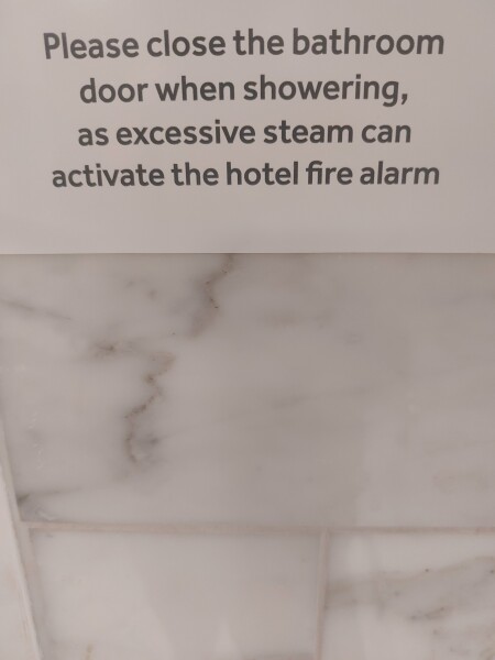 Adult children and use of the shower
