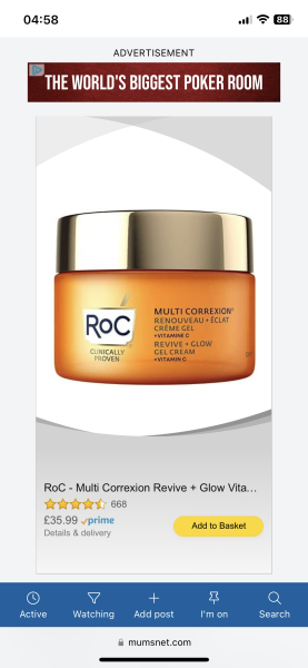 Adverts taking over and bleeding through in between posts